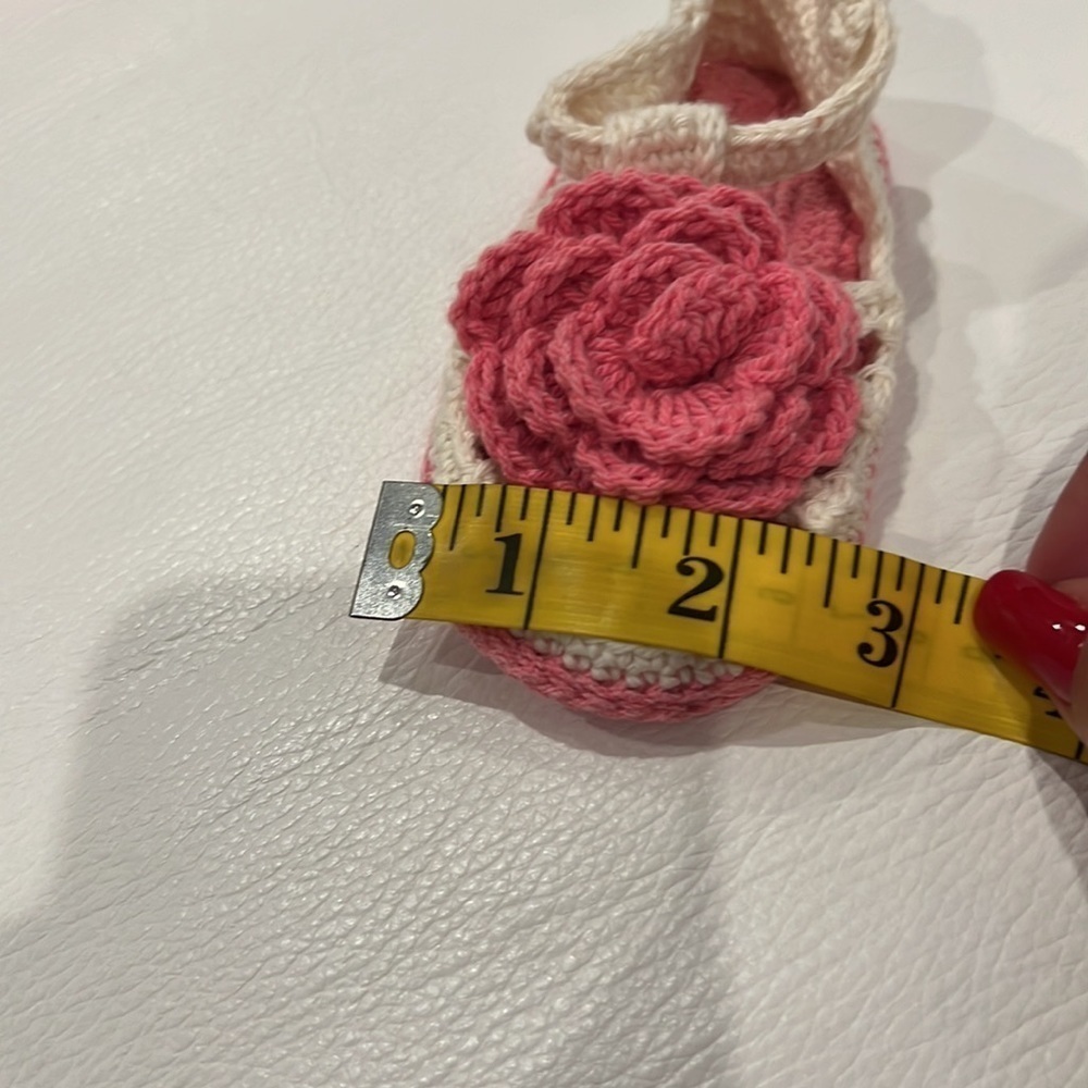 Handmade Crochet Booties Little Girl - Picture 7 of 7
